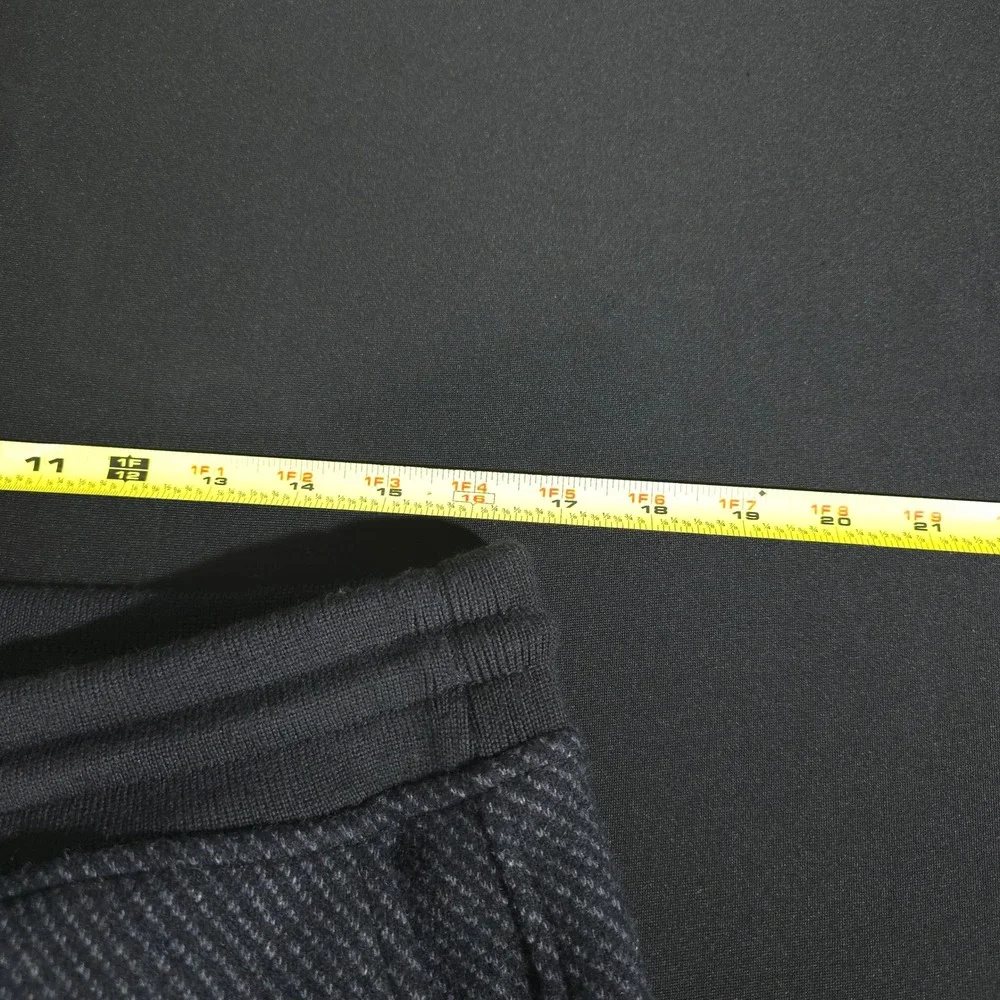 Banana Republic Wool Blend Twill Cargo Jogger Mens L Charcoal Grey Straight Pant